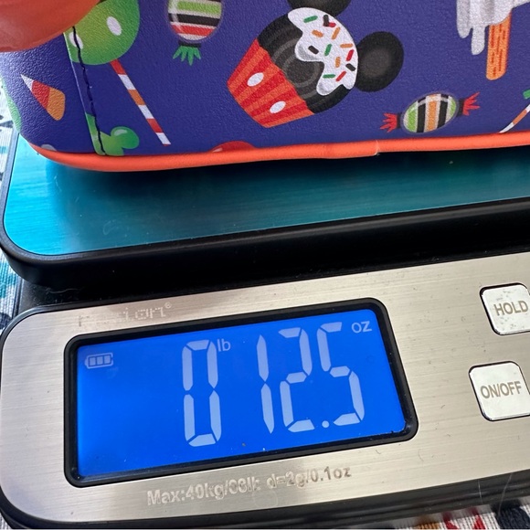 Disney Loungefly Mickey Halloween treats crossbody purse bag orange‎ & purple - Picture 14 of 14